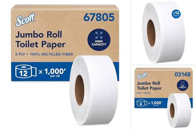 Detailed view of Best 2 Ply Non Perforated Toilet Papers
