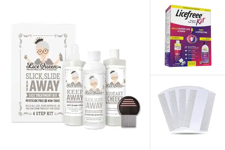 Detailed view of Best 4 Piece Lice Treatment Set