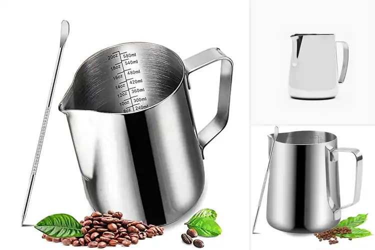 Detailed view of Best 600ml Milk Pitchers: Top 10 Picks for Perfect Latte Art