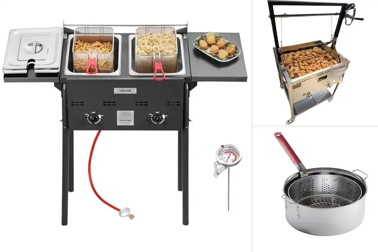 Detailed view of Best BBQ Deep Fryers: Fry Like a Pro at Your Next Cookout