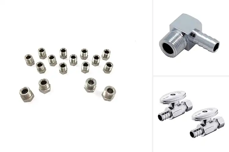 Detailed view of Best Chrome Line Fittings