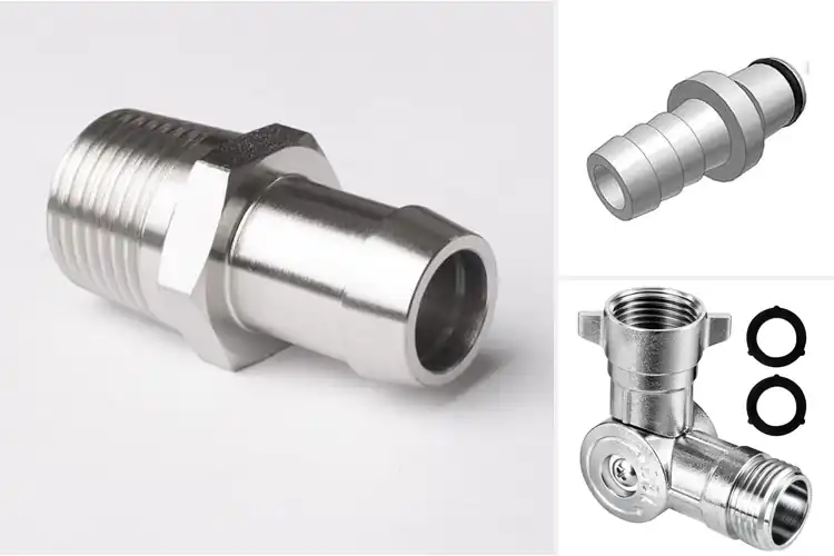 Detailed view of Best Chrome Plated Hose Fittings