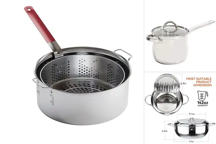 Detailed view of Best Deep Frying Pots