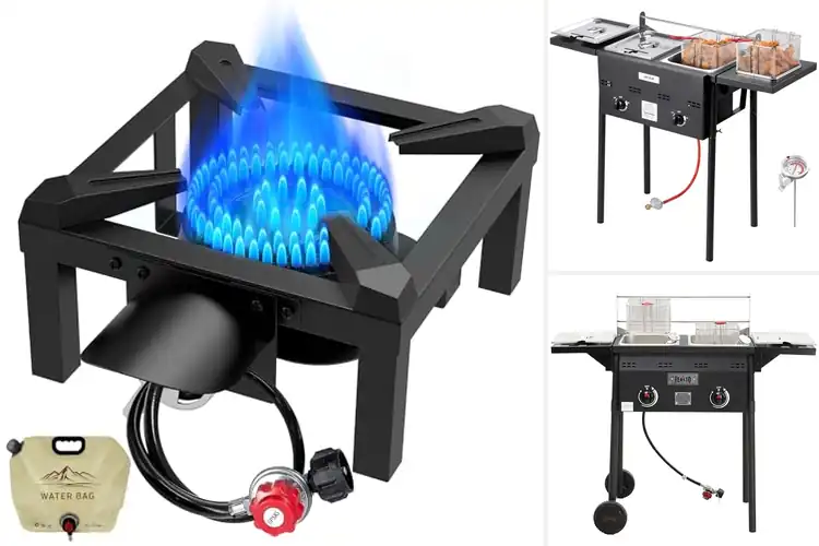 Detailed view of Best Even-Heat Propane Fryers