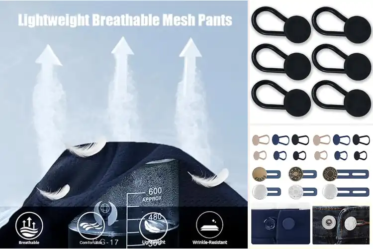 Detailed view of Best Flexible Waistband Pants