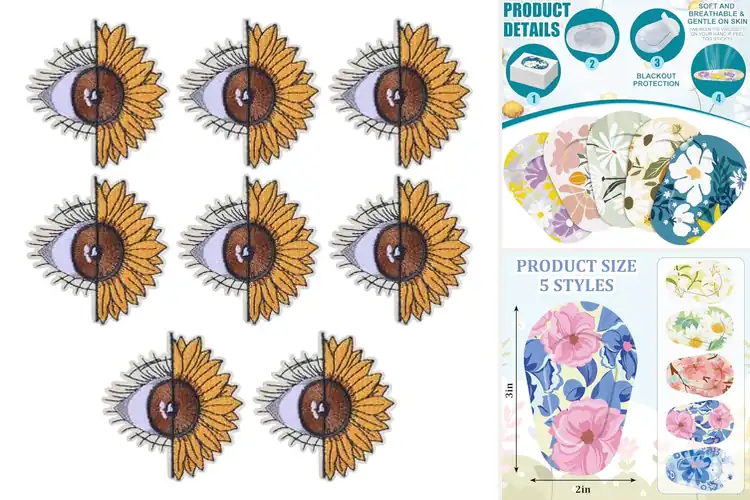 Detailed view of Best Flower-Shaped Eye Patches