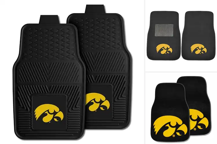Detailed view of Best Hawkeyes Vehicle Mats