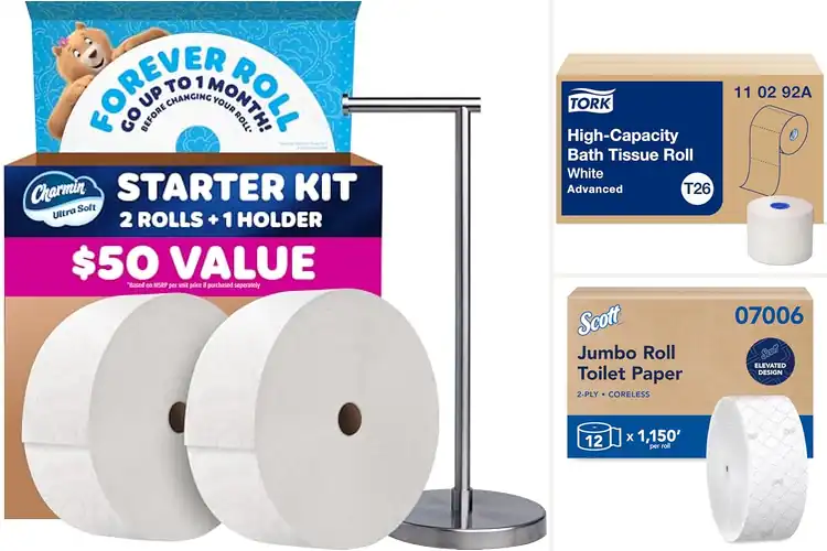Detailed view of Best High Capacity Toilet Paper Roll