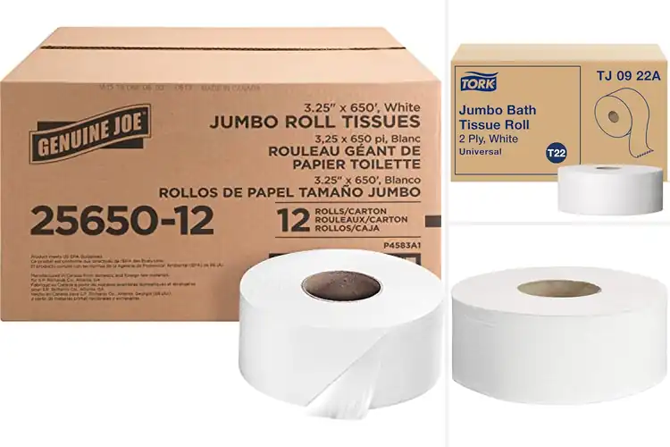 Detailed view of Best Industrial Toilet Paper Rolls