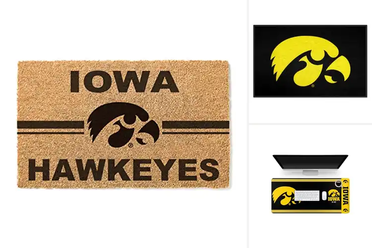 Detailed view of Best Iowa Hawkeyes Mats