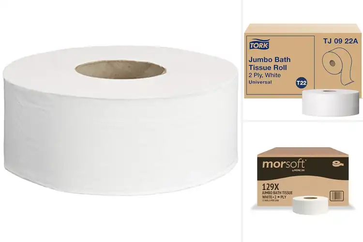 Detailed view of Best Jumbo Roll Toilet Paper Rolls: Comfort & Savings