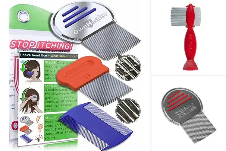 Detailed view of Best Lice Egg Combs