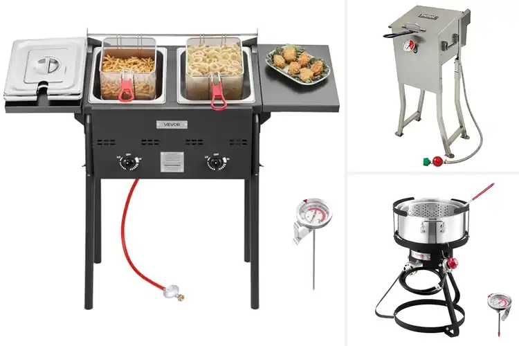Detailed view of Best Outdoor Fryers With Thermometers