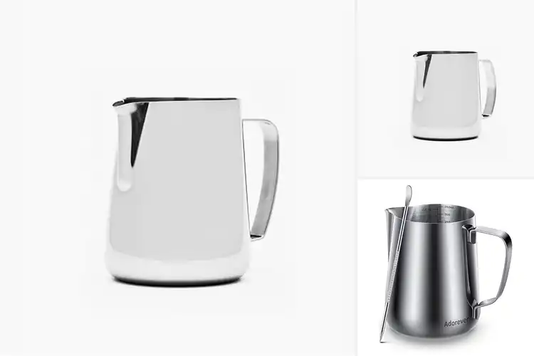 Detailed view of Best Polished Stainless Milk Pitchers