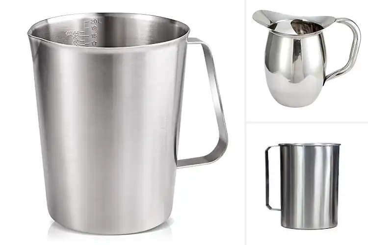 Detailed view of Best Polished Stainless Steel Finish Pitchers