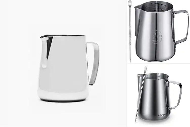 Detailed view of Best Polished Stainless Steel Milk Pitchers