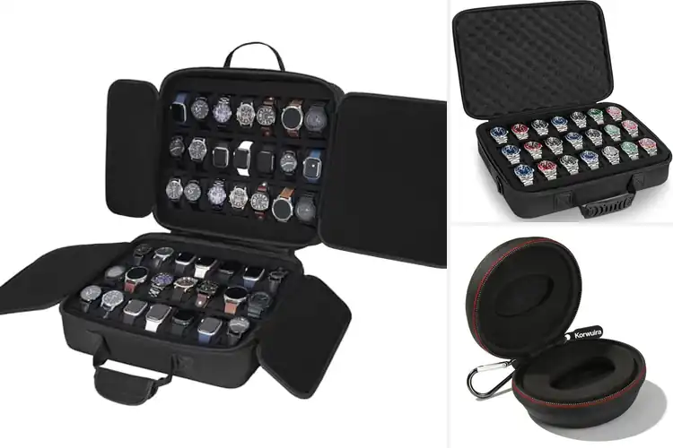 Detailed view of Best Portable Watch Storage Solutions