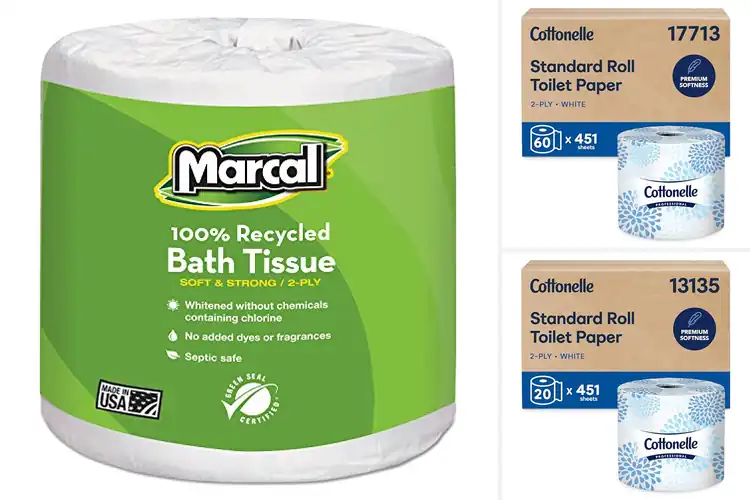 Detailed view of Best Post-Consumer Content Toilet Paper