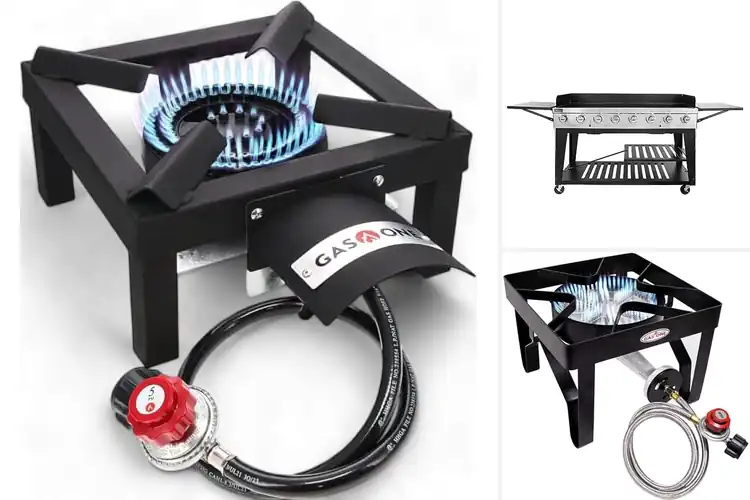 Detailed view of Best Propane Burner Systems