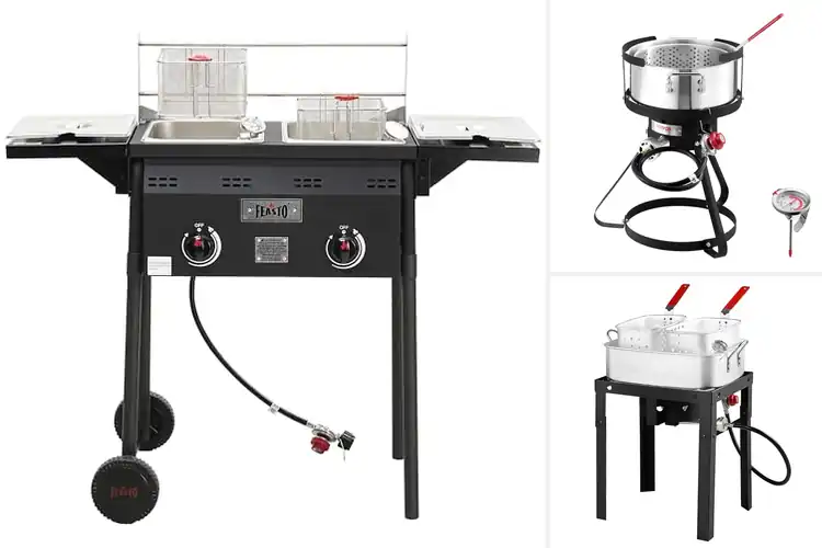 Detailed view of Best Propane Fryer With Thermometer
