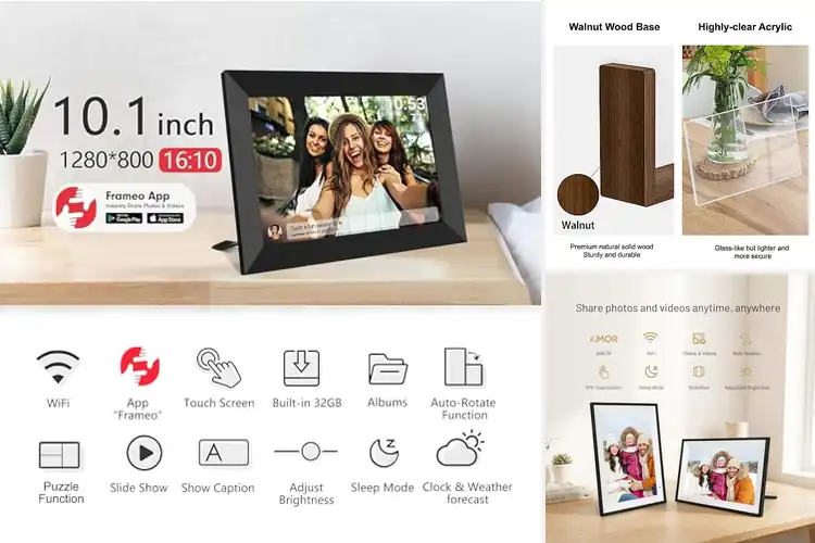 Detailed view of Best Rotating Photo Frames