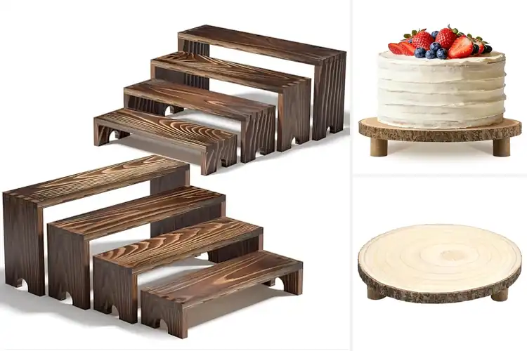Detailed view of Best Rustic Cake Stands
