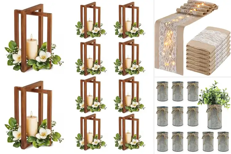 Detailed view of Best Rustic Event Decorations