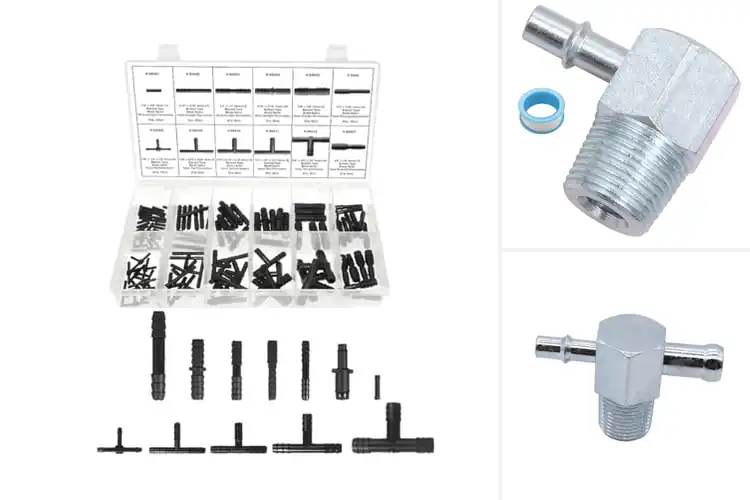 Detailed view of Best Show Quality Vacuum Line Fitting
