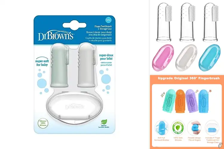 Detailed view of Best Silicone Finger Toothbrushes For Infants