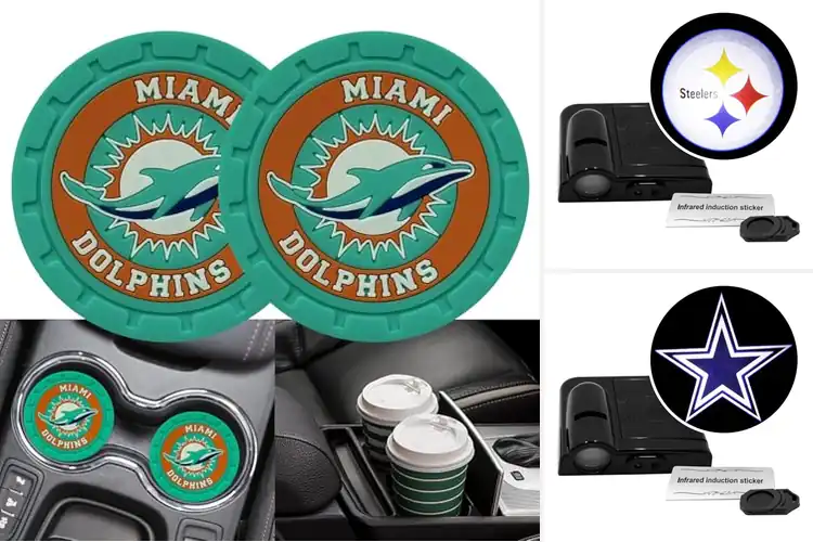 Detailed view of Best Sports Team Car Accessories