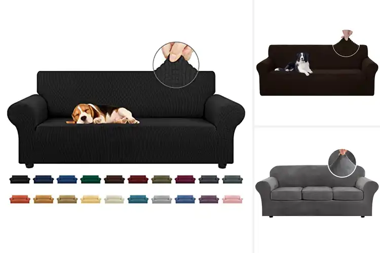 Detailed view of Best Stretch Sofa Covers for a Stylish, Snug Upgrade
