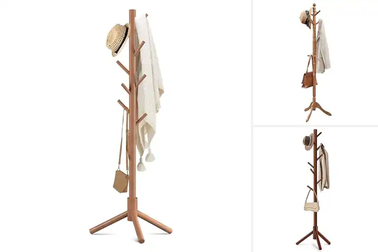 Detailed view of Best Wooden Coat Racks